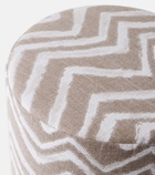 Missoni Graffiti Zigzag pouf