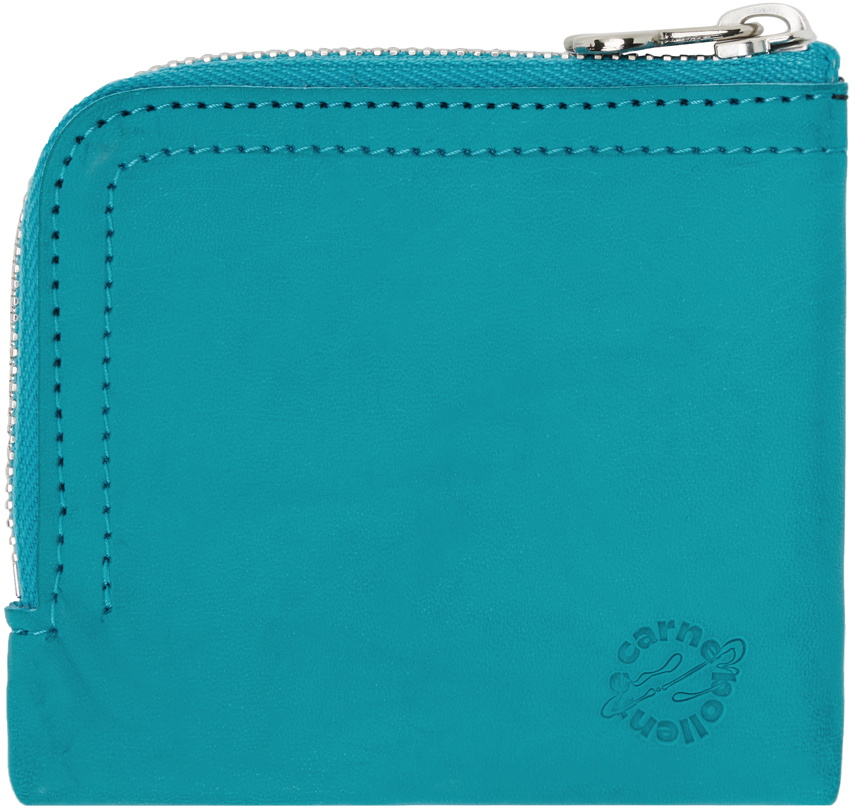 Carne Bollente Blue Leather Money Dick Wallet