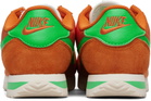 Nike Orange Cortez Textile Sneakers