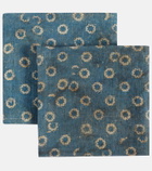 The House of Lyria Pionio set of 2 printed napkins
