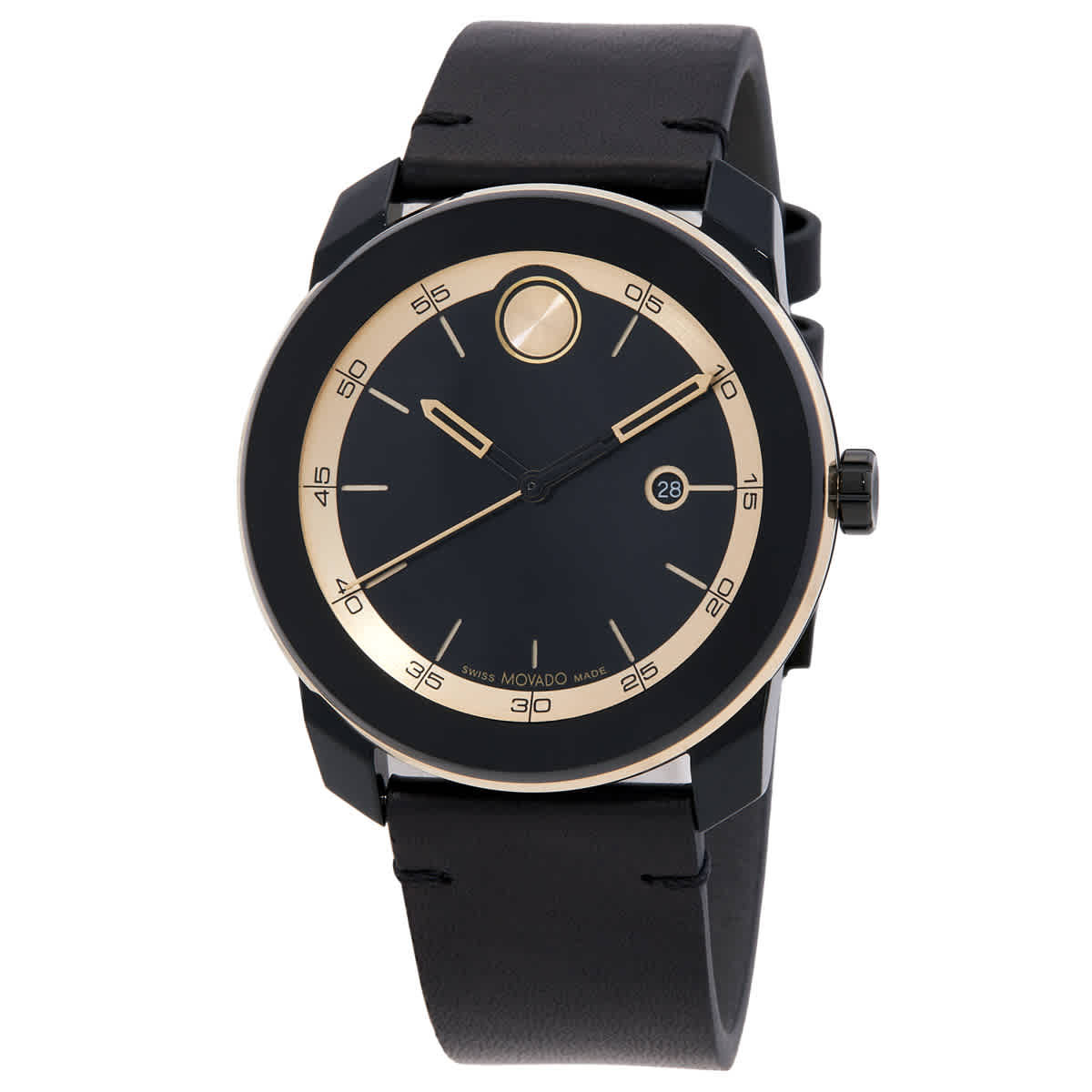 Movado Bold TR90 Quartz Black Dial Unisex Watch 3601130
