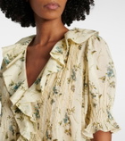 Dôen Henri floral cotton voile top
