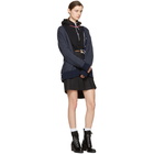 Opening Ceremony Black Cropped Ringer Hoodie