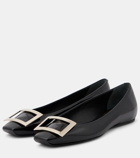 Roger Vivier Trompette patent leather ballet flats