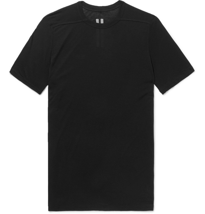 Photo: Rick Owens - Level Jersey T-Shirt - Men - Black