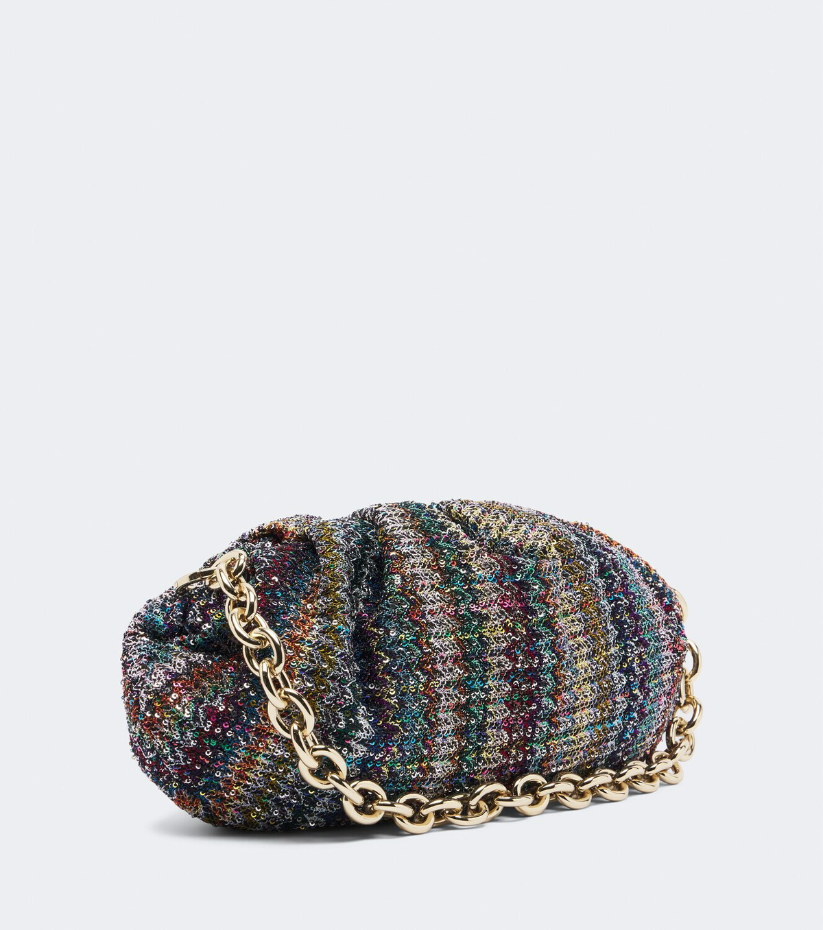 Missoni Sequined knitted clutch