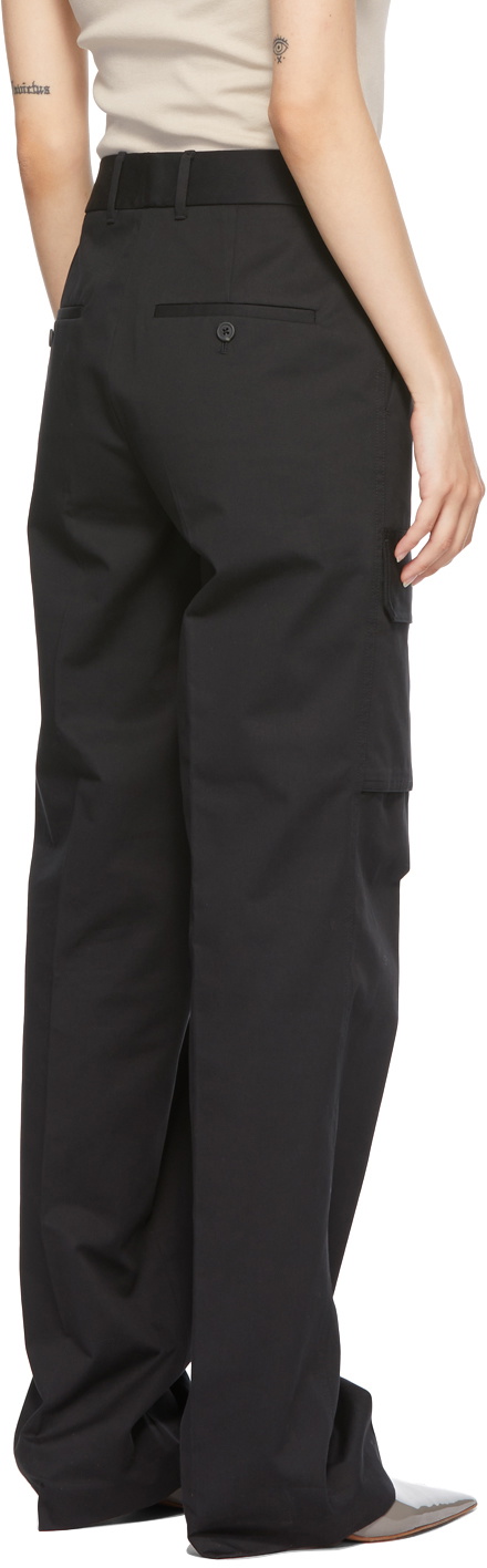 Helmut Lang // Black Slit Ankle Trouser – VSP Consignment