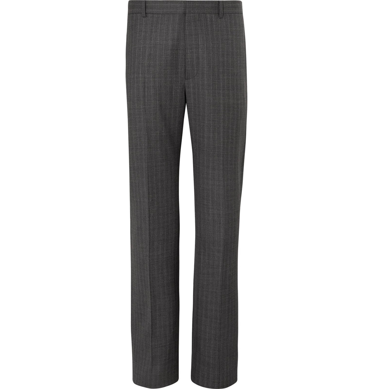 Balenciaga - Wide-Leg Striped Virgin Wool Trousers - Gray Balenciaga