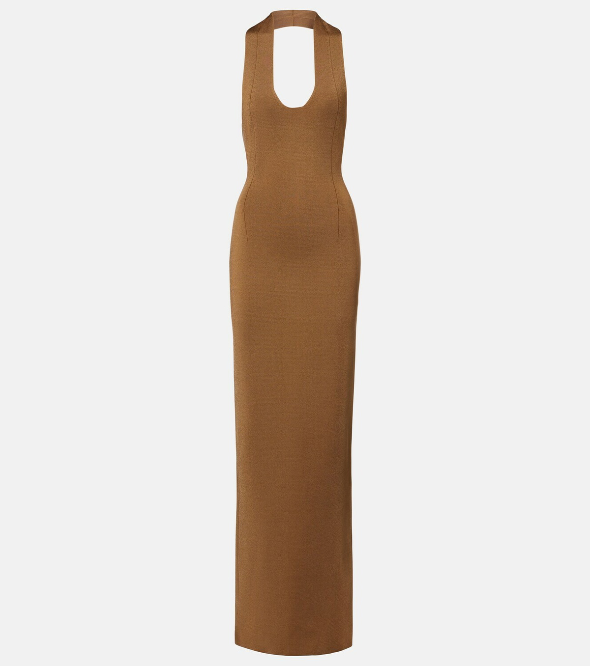 Khaite Mahi halterneck maxi dress