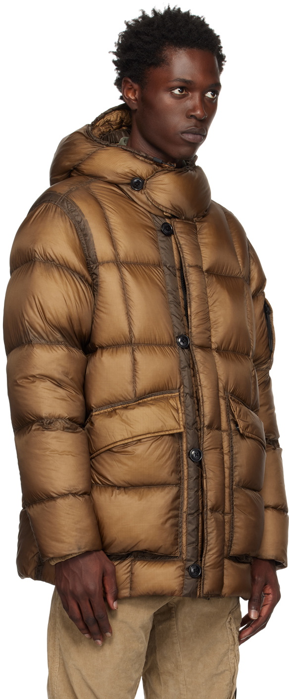 C.P. Company D.D.Shell hooded down jacket - Green