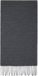 Valentino Garavani Gray Toile Iconographe Wool & Cashmere Scarf