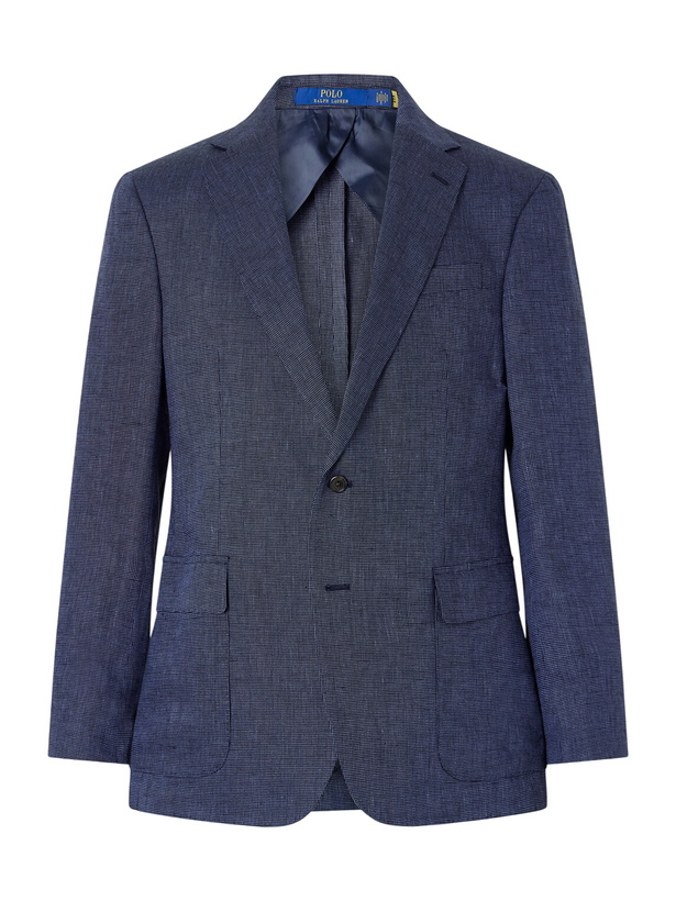 Photo: Polo Ralph Lauren - Linen and Wool-Blend Blazer - Blue
