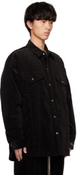 mastermind WORLD Black Embroidered Shirt