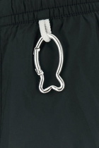 Fedeli Black Polyester Swimming Shorts