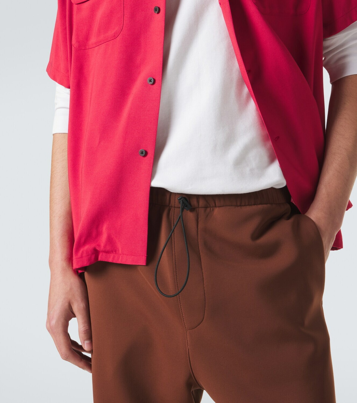Acne Studios Jersey straight pants Acne Studios