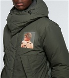 Undercover - Printed hooded puffer jacket