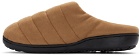 SUBU SSENSE Exclusive Brown Quilted Slippers