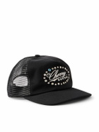 Cherry Los Angeles - Studded Five Star Logo-Embroidered Canvas and Mesh Trucker Cap