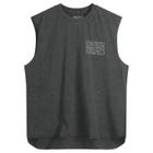 Over Over Men's Run The World Easy Sleeveless T-Shirt in Black 3M