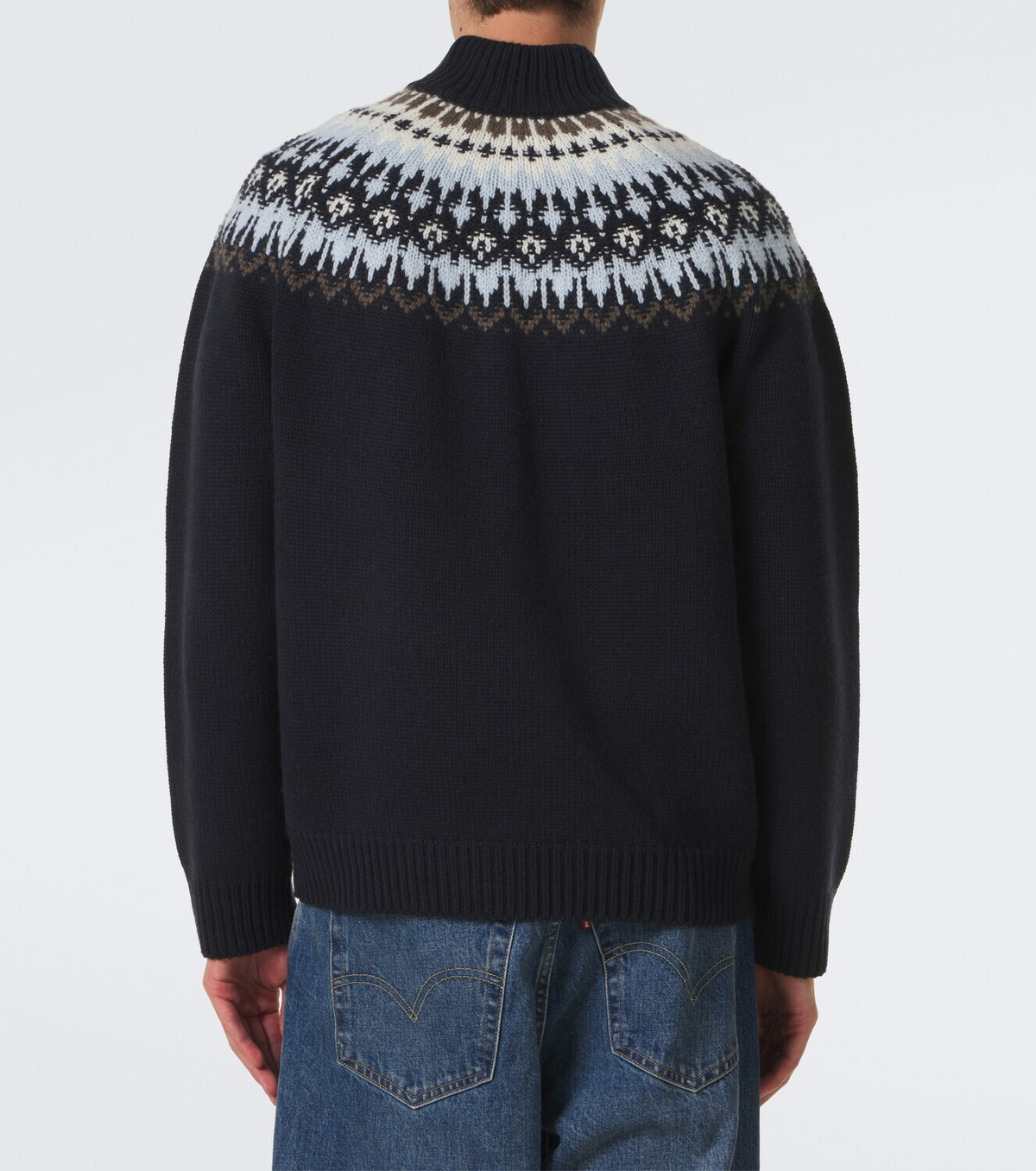 Arch4 Mr Saint Gervais Fair Isle cashmere sweater