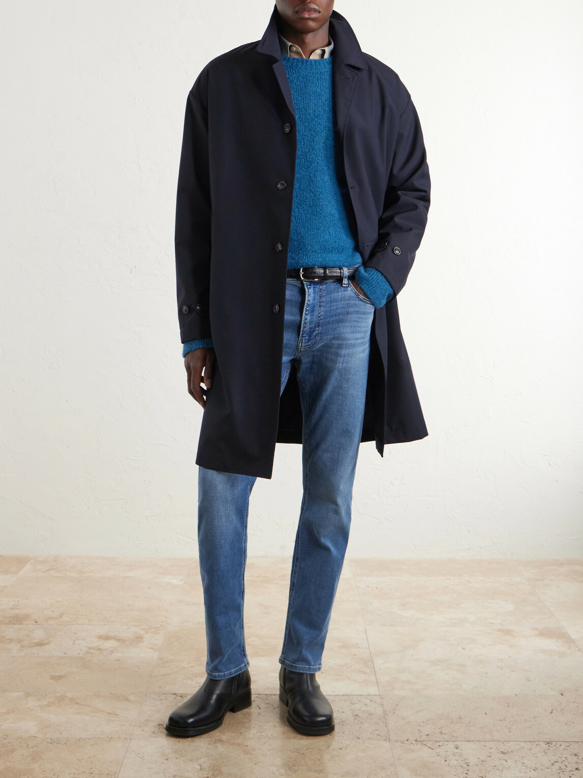 FRAME - Modern Straight-Leg Jeans - Blue