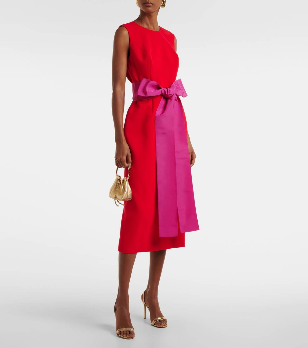 Carolina Herrera Bow-detail midi dress Carolina Herrera Carolina Herrera Bow-detail midi dress Carolina Herrera