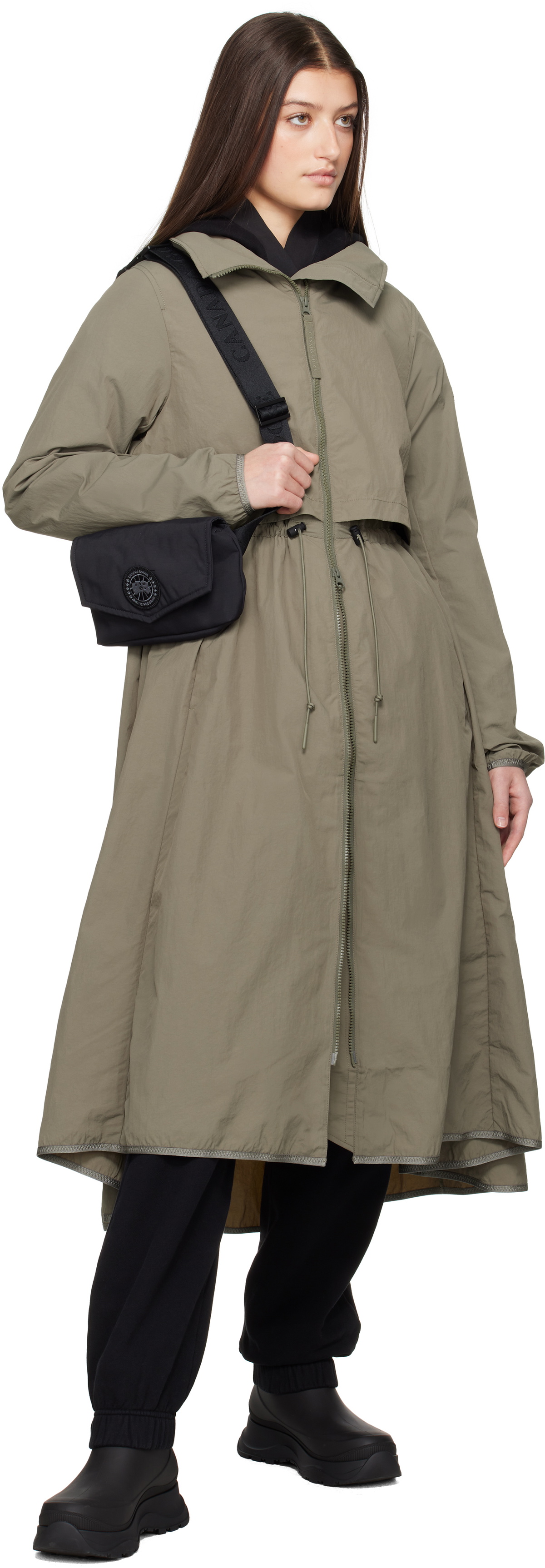 Canada Goose Black Mini Waist Pack Belt Bag