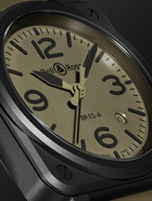 Bell & Ross - BR 03 Automatic 41mm Ceramic and Rubber Watch, Ref. No. BR03A-MIL-CE/SRB