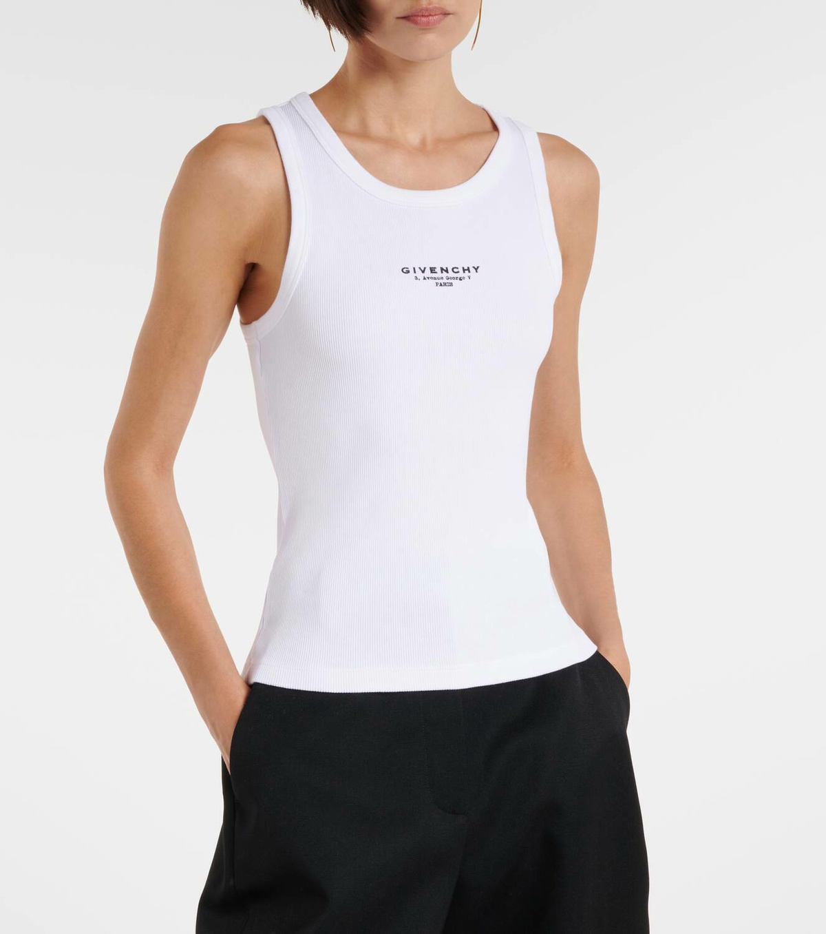 Givenchy Logo cotton tank top