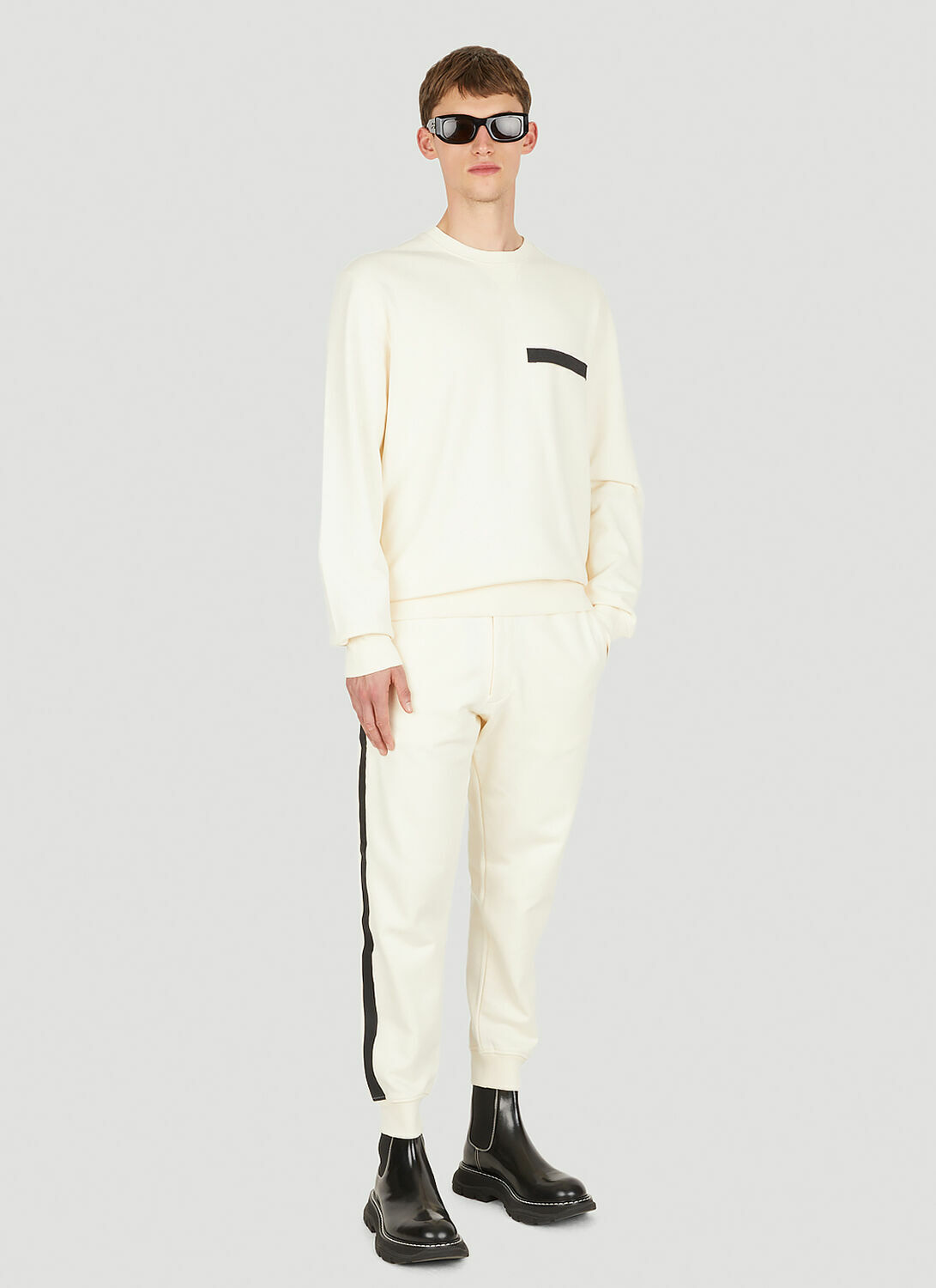 Alexander McQueen Logo Patch Sweatshirt