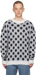 Marni White Polka Dot Sweater