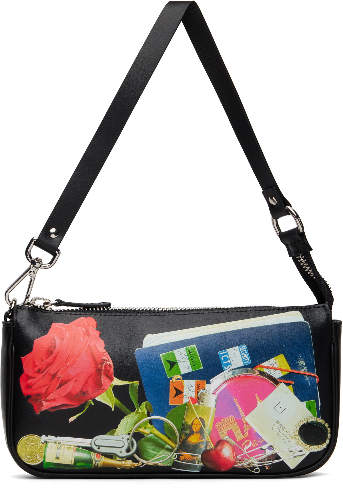 VAQUERA Black Trompe-L'Oeil Bag Vaquera
