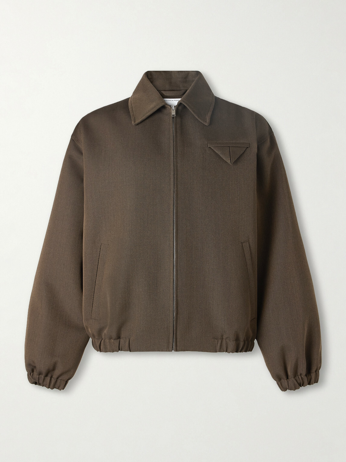 Bottega Veneta - Wool-Twill Blouson Jacket - Brown