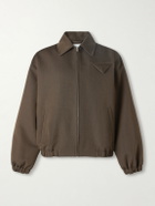 Bottega Veneta - Wool-Twill Blouson Jacket - Brown