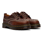 Dr. Martens Brown Lowell Leather Moc Toe Derbys