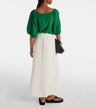 Velvet Indy cotton maxi skirt