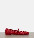 Valentino Garavani Ondette VLogo scalloped Mary Jane flats