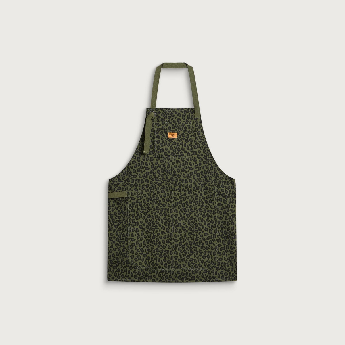 Service Works Men's Patterned Apron in Green Leopard
