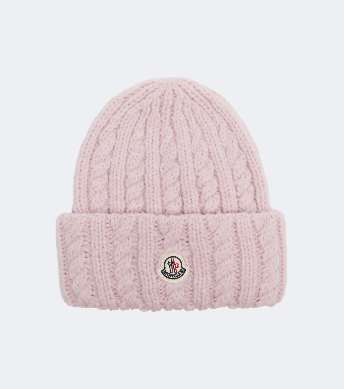 Moncler Cable-knit alpaca and wool-blend beanie
