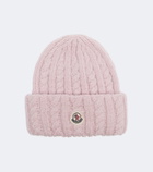 Moncler Cable-knit alpaca and wool-blend beanie