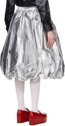 Black Comme des Garçons Silver Balloon Skirt