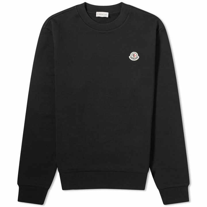 Photo: Moncler Men's Logo Sweatshirt in Black