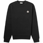 Moncler Men's Logo Sweatshirt in Black