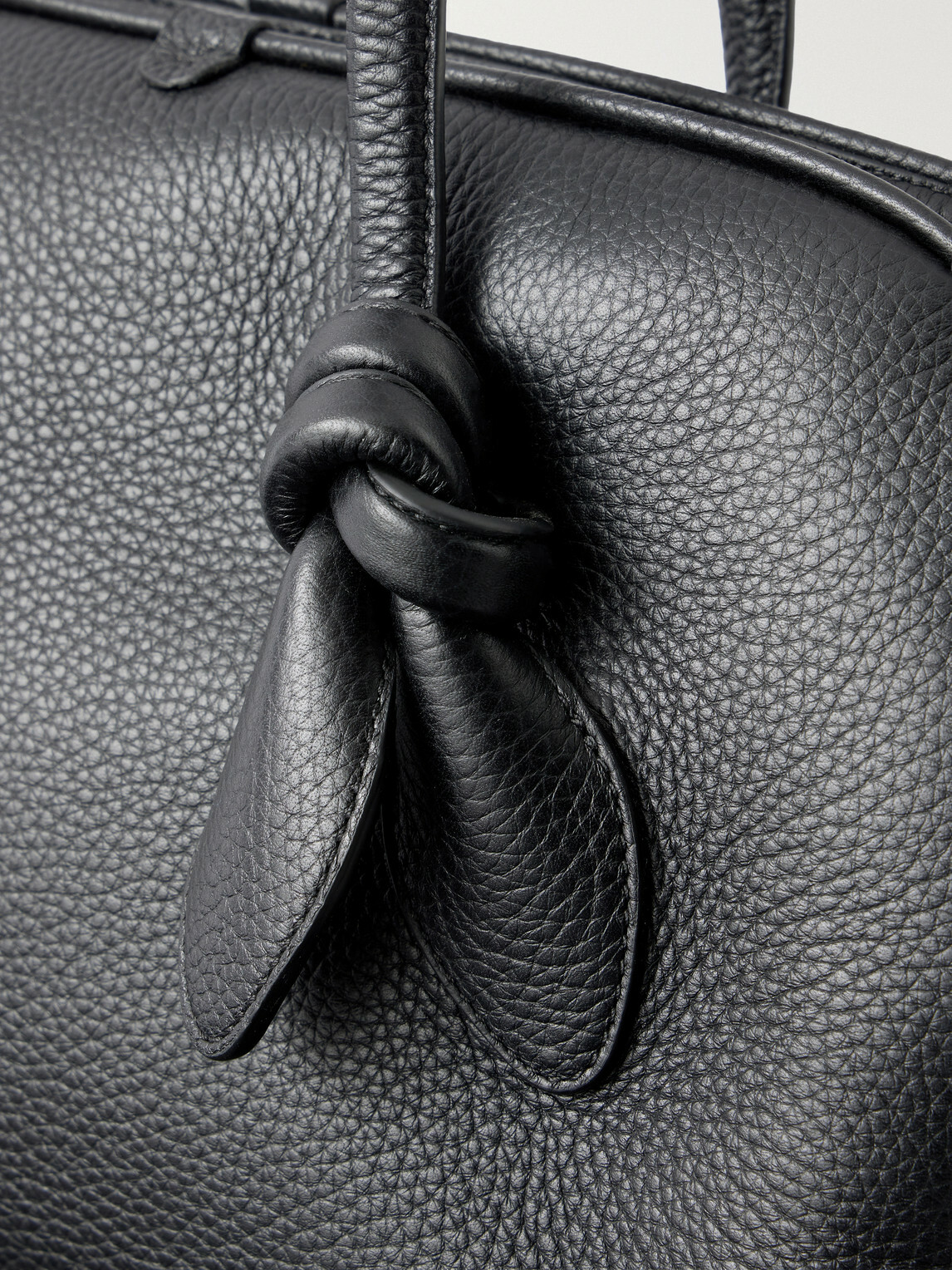 Jacquemus - Le Turismo Full-Grain Leather Messenger Bag - Black