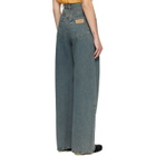 MM6 Maison Margiela Blue Back-To-Back Jeans