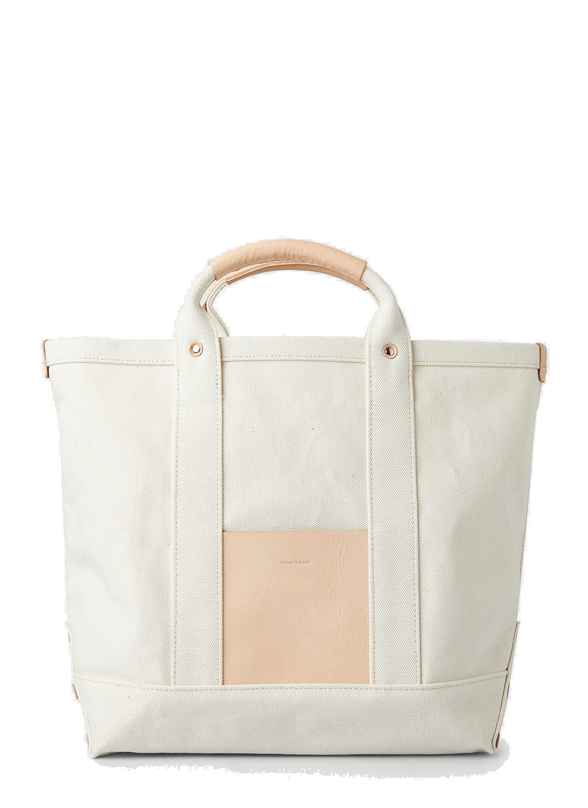 Hender Scheme Men's Functional Tote Bag in Beige Hender Scheme