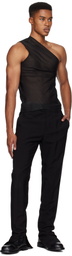 Ludovic de Saint Sernin Black Jay Organdy Top