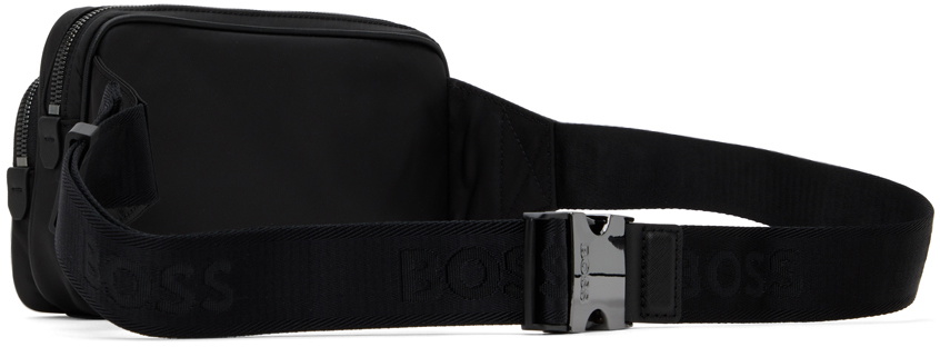 BOSS ボス★ブラック Double B Monogram ツイル ベルトバッグ BOSS Black Twill Double B Monogram Belt Bag BOSS