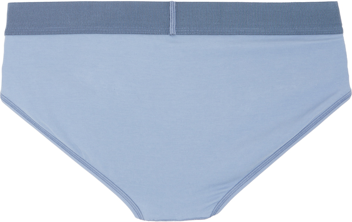 SKIMS Three-Pack Blue SKIMS Cotton Briefs