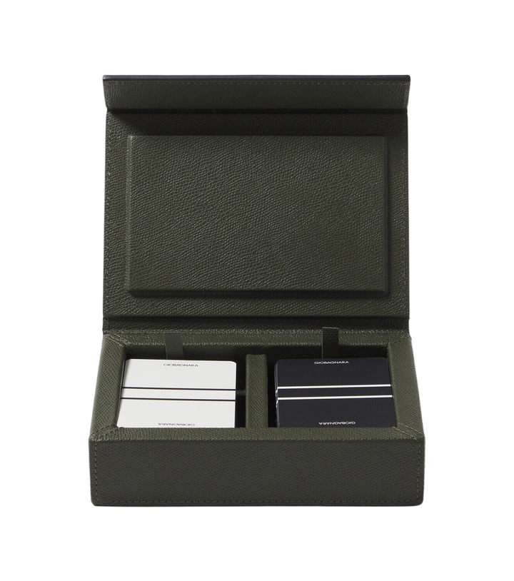 Photo: Giobagnara Parma leather playing cards holder